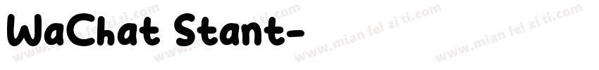 WaChat Stant字体转换